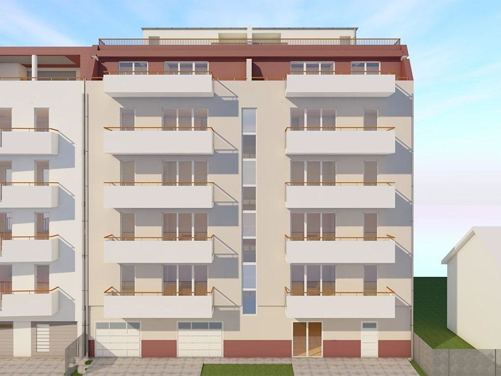 E-14 LÁTVÁNY Utcai homlokzat